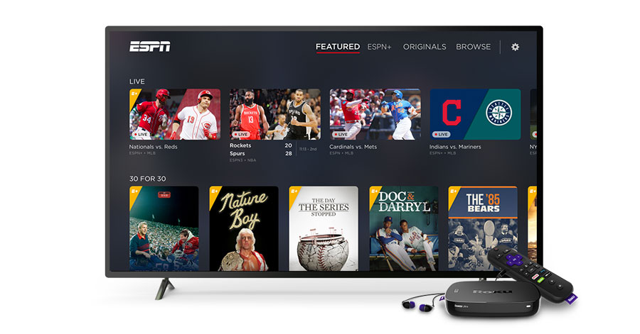 ESPN+ on Roku