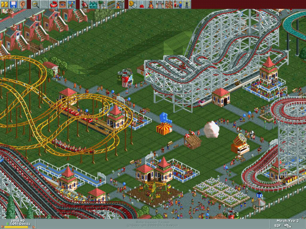 Image result for RollerCoaster Tycoon