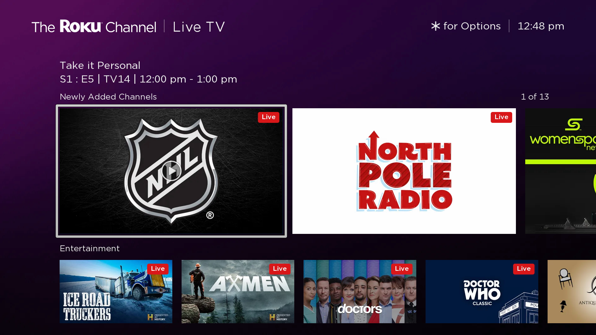 The Roku Channel Linear Launch